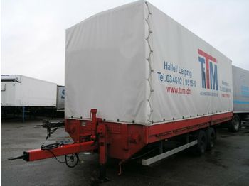 Curtainsider trailer Möslein TPA 105 Tand. Pritsche+Plane 7.950 kg Nutz!: picture 1