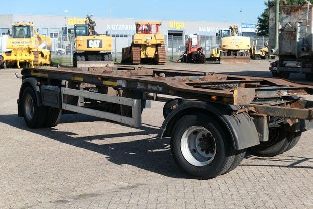 Roll-off/ Skip trailer Müller-Mitteltal RA-T 18,0, Außenroller, Container, BPW, Behälter: picture 2