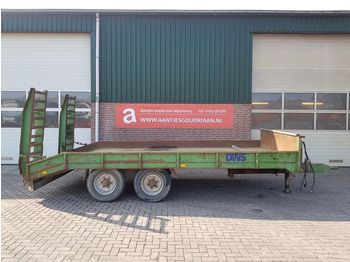 Dropside/ Flatbed trailer for transportation of heavy machinery Oprijwagen 8 ton: picture 1