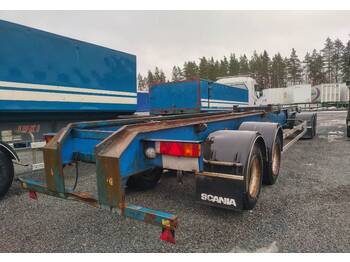 Roll-off/ Skip trailer Parator 2 lavan vaihtolavakärry, rautajouset: picture 1