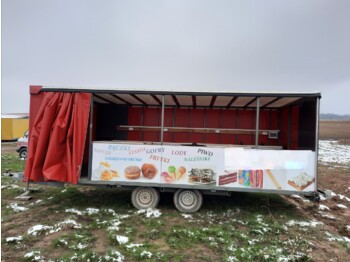 Vending trailer Przyczepa laweta samochodowa 7,50 m gastronomiczna: picture 1