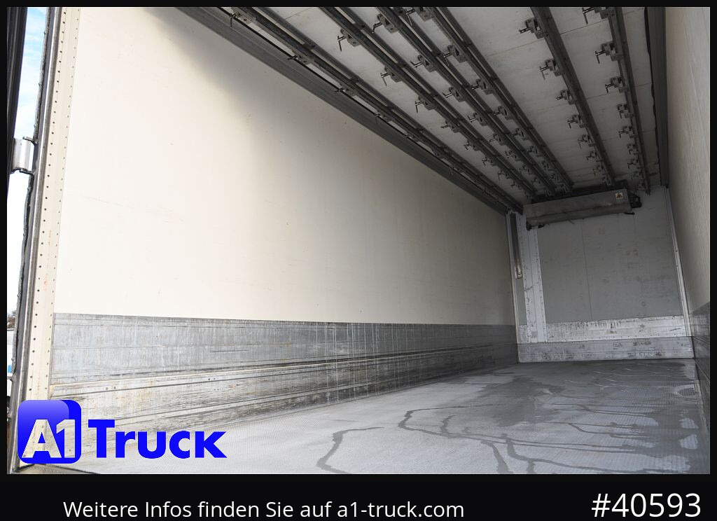 Refrigerator trailer SCHMITZ Achwege & Tönjes, Rohrbahn, Fleisch, verzinkt