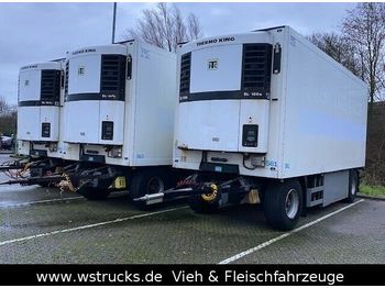 Refrigerator trailer Schmitz Cargobull 7 x KO18 TKing SL 100 Rohrbahn Fleisch