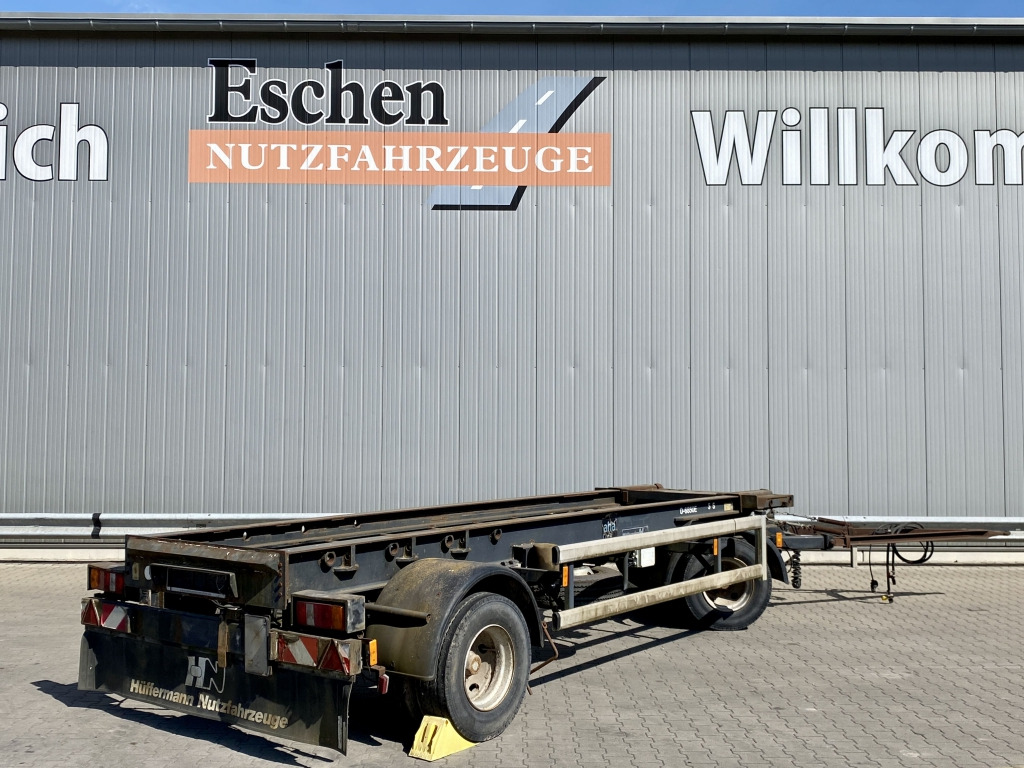 Roll-off/ Skip trailer Hüffermann HSA 18.65 / Schlittenanhänger