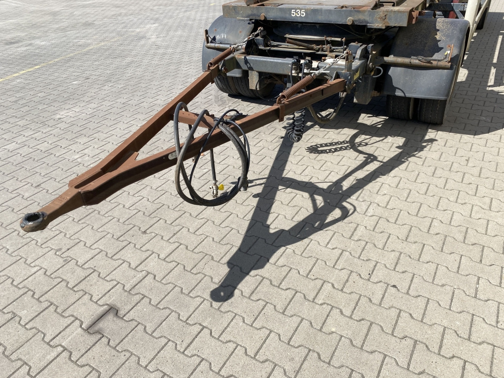 Roll-off/ Skip trailer Hüffermann HSA 18.65 / Schlittenanhänger