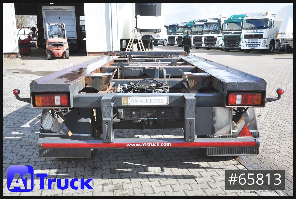 Roll-off/ Skip trailer MEILLER HKM, Abrollanhänger, BPW, Luft