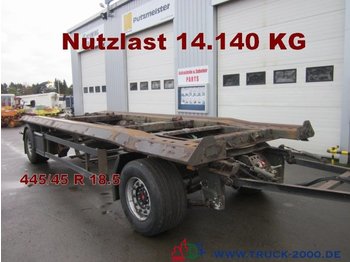 Container transporter/ Swap body trailer Schmitz ACF 18 Scheibenbremsen Breitreifen 445/45: picture 1