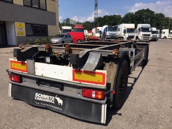 Container transporter/ Swap body trailer Schmitz Lafette AWF 18/L 20: picture 1