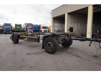 Container transporter/ Swap body trailer Schmitz Lafette AWF 18/L verzinkt: picture 1