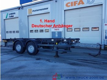 Container transporter/ Swap body trailer Schmitz ZWF18 BDF Tandem 1.Hand SAF Achsen Scheibenbrems: picture 1