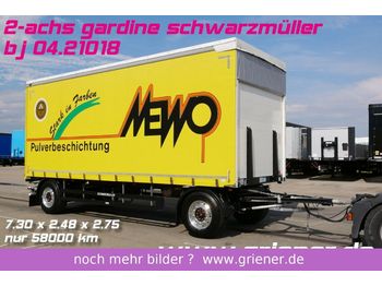 Curtainsider trailer Schwarzmüller T serie / GARDINE 2-achs / SAF / EDSCHA 7,30: picture 1