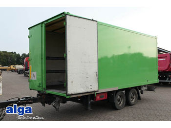 Closed box trailer Spier TGL 255, Tandemkoffer, Durchlade, 6.100mm lang: picture 1
