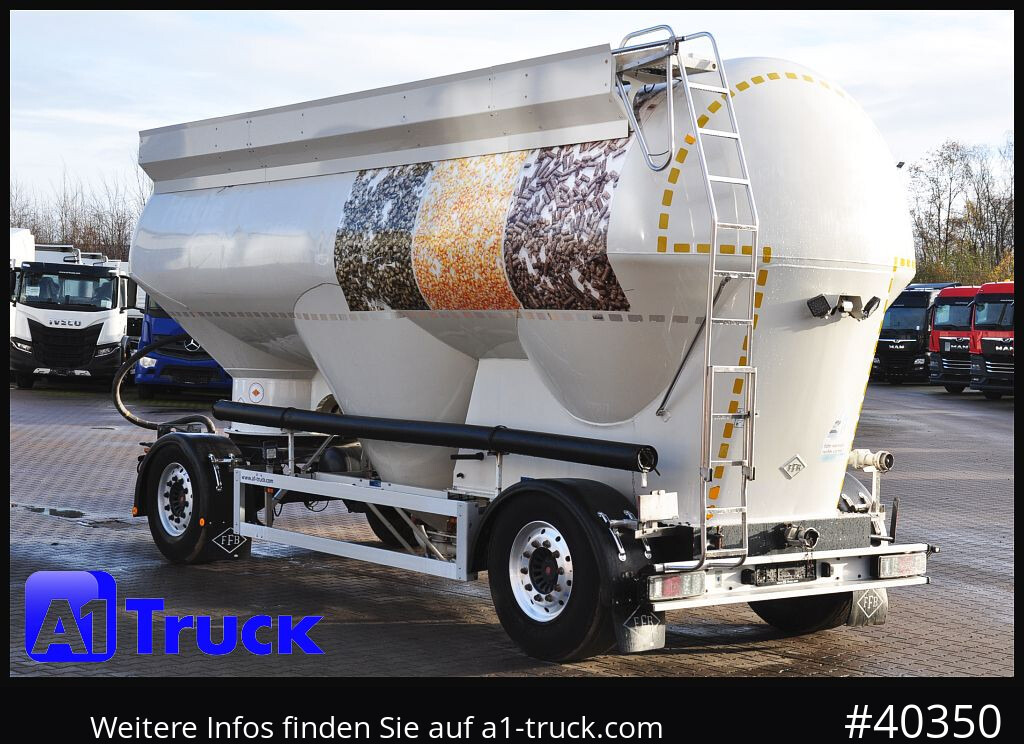 Tank trailer FELDBINDER Silo, Futtermittel, 32m³, 4 Kammern,
