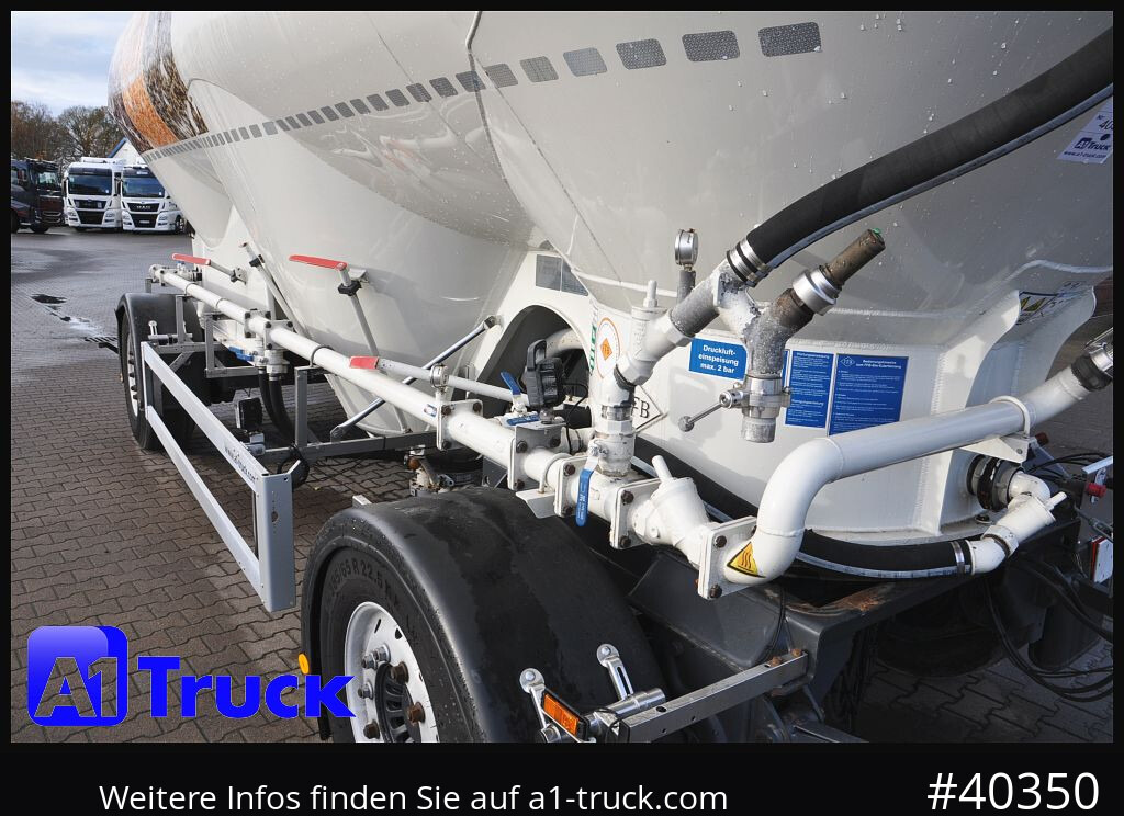 Tank trailer FELDBINDER Silo, Futtermittel, 32m³, 4 Kammern,