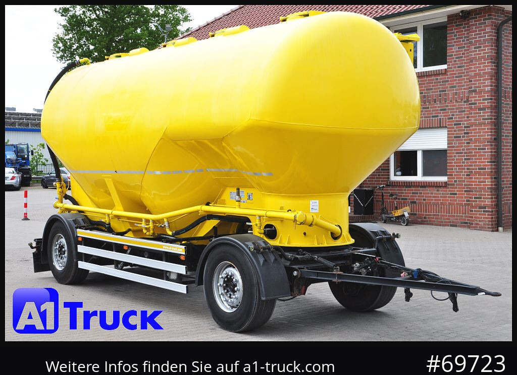 Tank trailer HEITLING Silo, Futtermittel, 31m³, 4 Kammern,