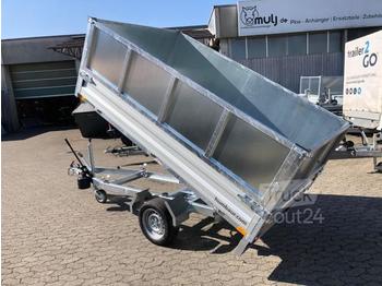 Tipper trailer Humbaur - HUK 152715 Heckkipper Blechaufsatz 1,5 t. 2680 x 1500 x 300mm