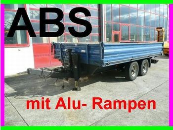 Obermaier Tandem  Kipper mit Rampen - Tipper trailer