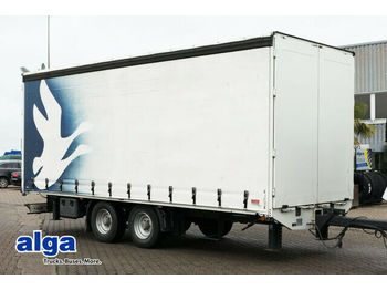 Curtainsider trailer WEFA, Tandem, Durchlader, 7.300mm lang, Gardine: picture 1