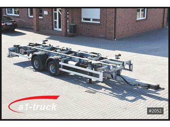 Container transporter/ Swap body trailer Wecon AWZ 218 , verzinkt, Multiwechsler 1000mm - 1450m: picture 1