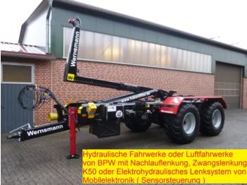 New Roll-off/ Skip trailer Wernsmann WH24G mit Lenkachse mit Meillerhakenlift: picture 1