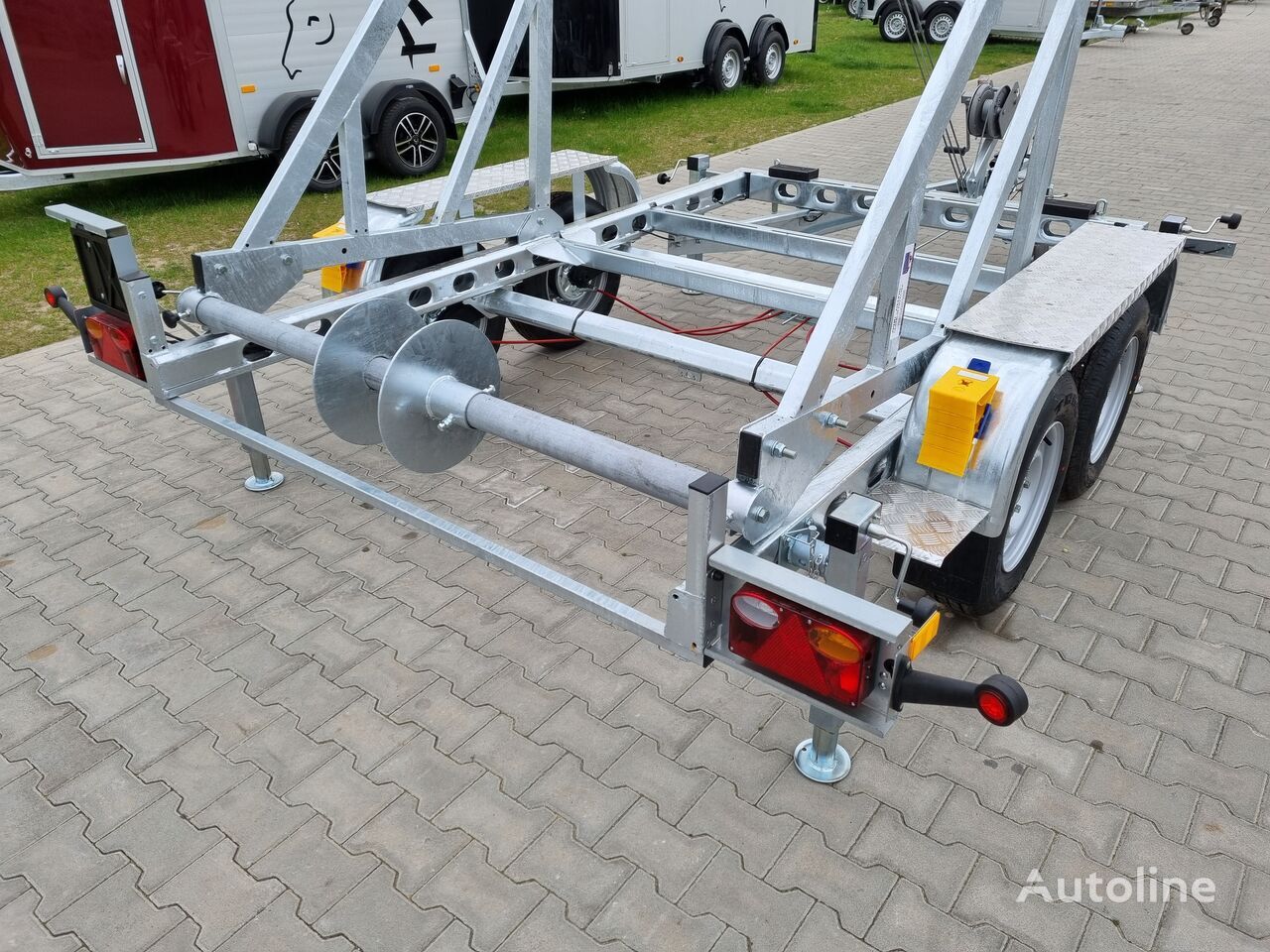New Cable drum trailer Wiola 2T-H2 przyczepa kablowa / cable trailer 2.7T GVW: picture 28