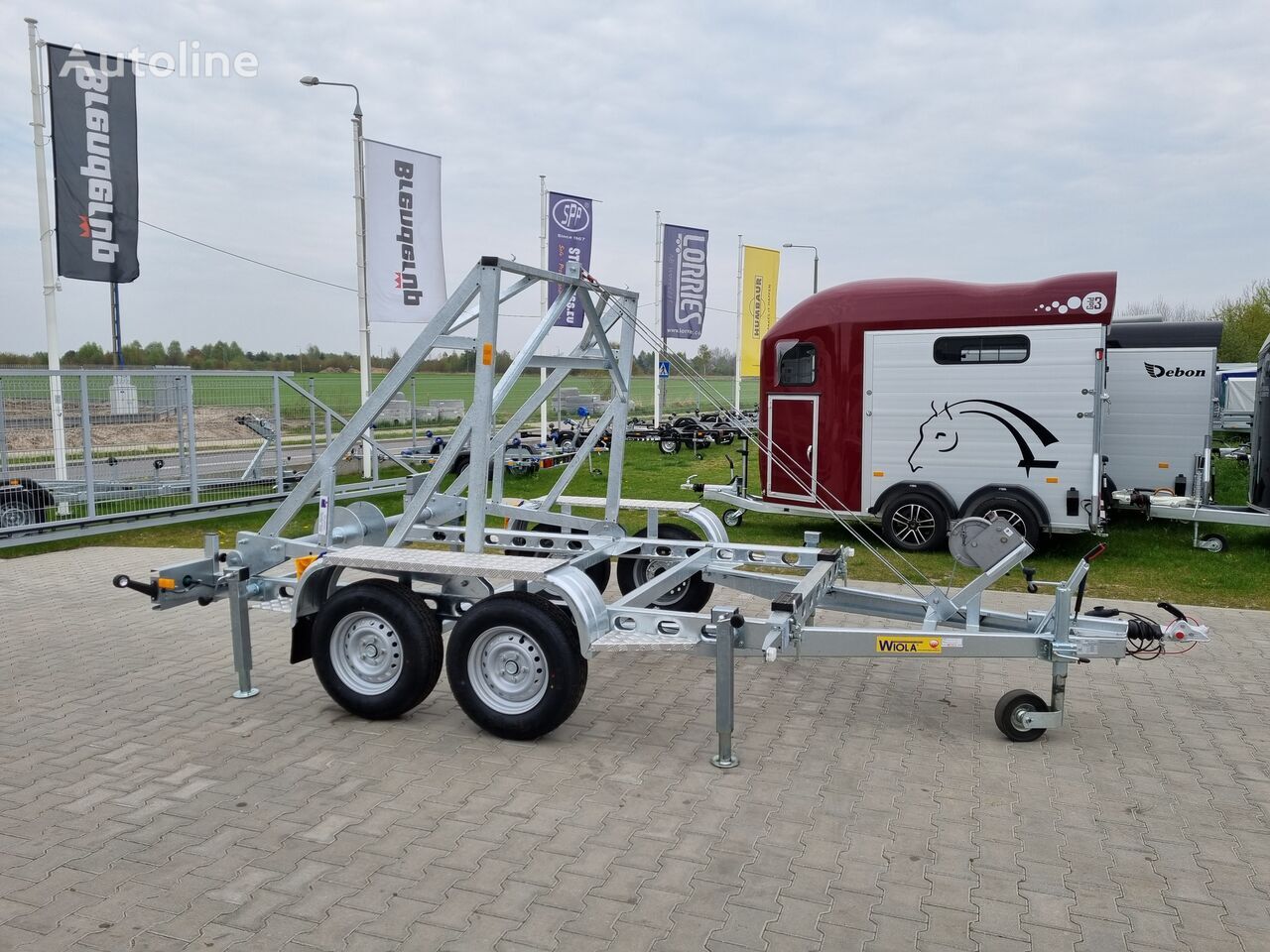 New Cable drum trailer Wiola 2T-H2 przyczepa kablowa / cable trailer 2.7T GVW: picture 24