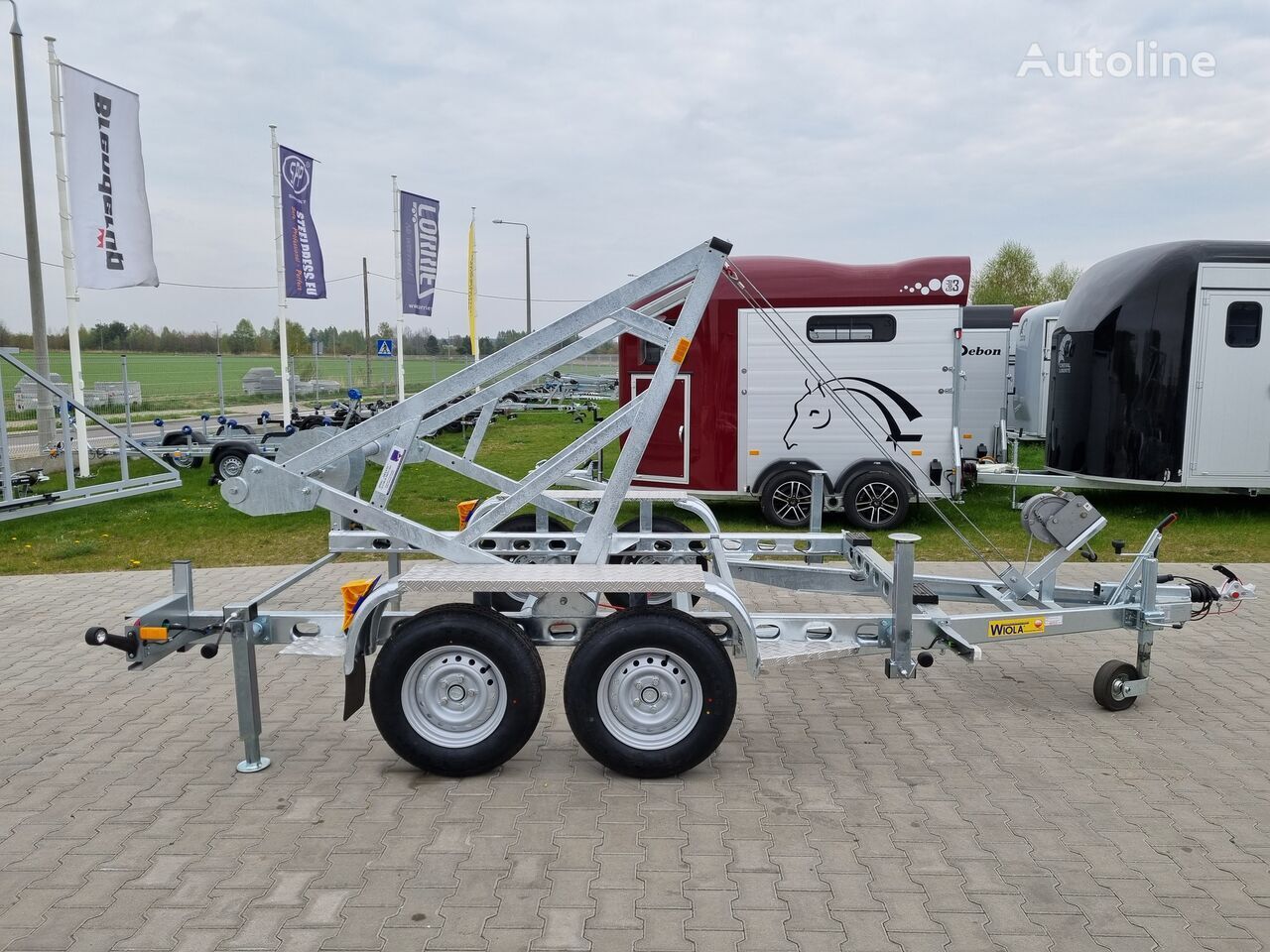 New Cable drum trailer Wiola 2T-H2 przyczepa kablowa / cable trailer 2.7T GVW: picture 22