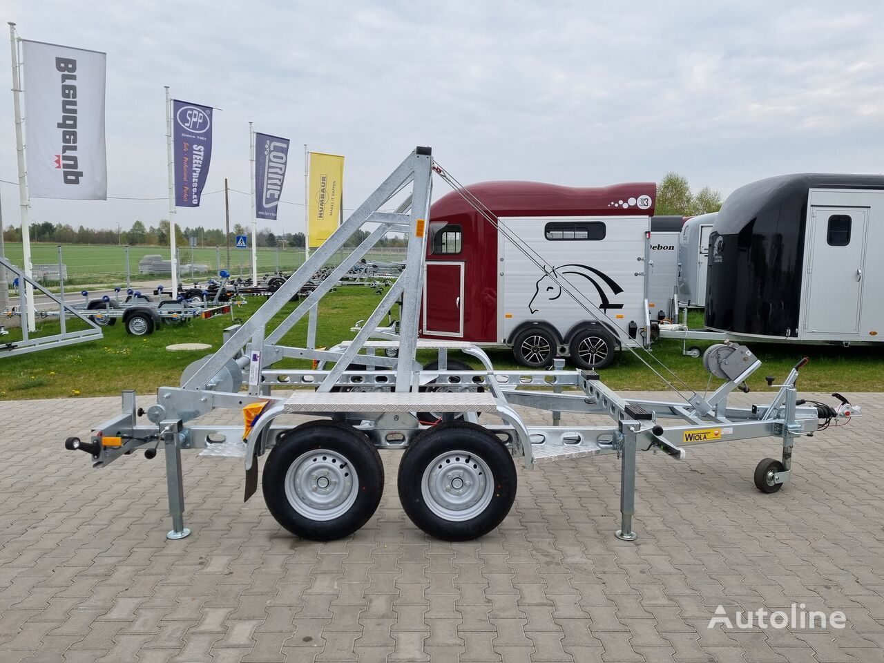 New Cable drum trailer Wiola 2T-H2 przyczepa kablowa / cable trailer 2.7T GVW: picture 25