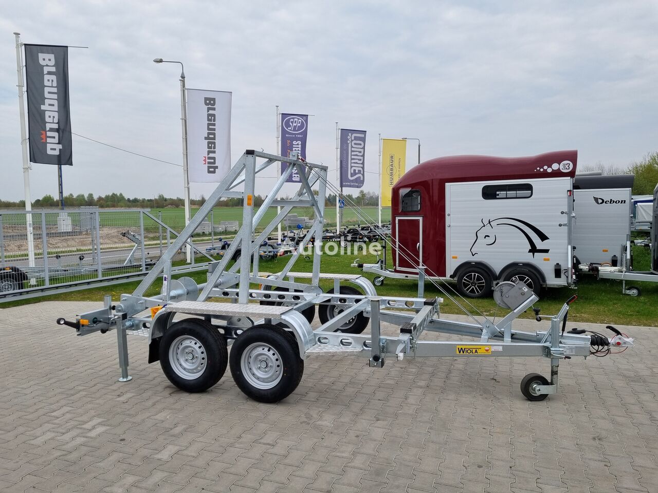 New Cable drum trailer Wiola 2T-H2 przyczepa kablowa / cable trailer 2.7T GVW: picture 23