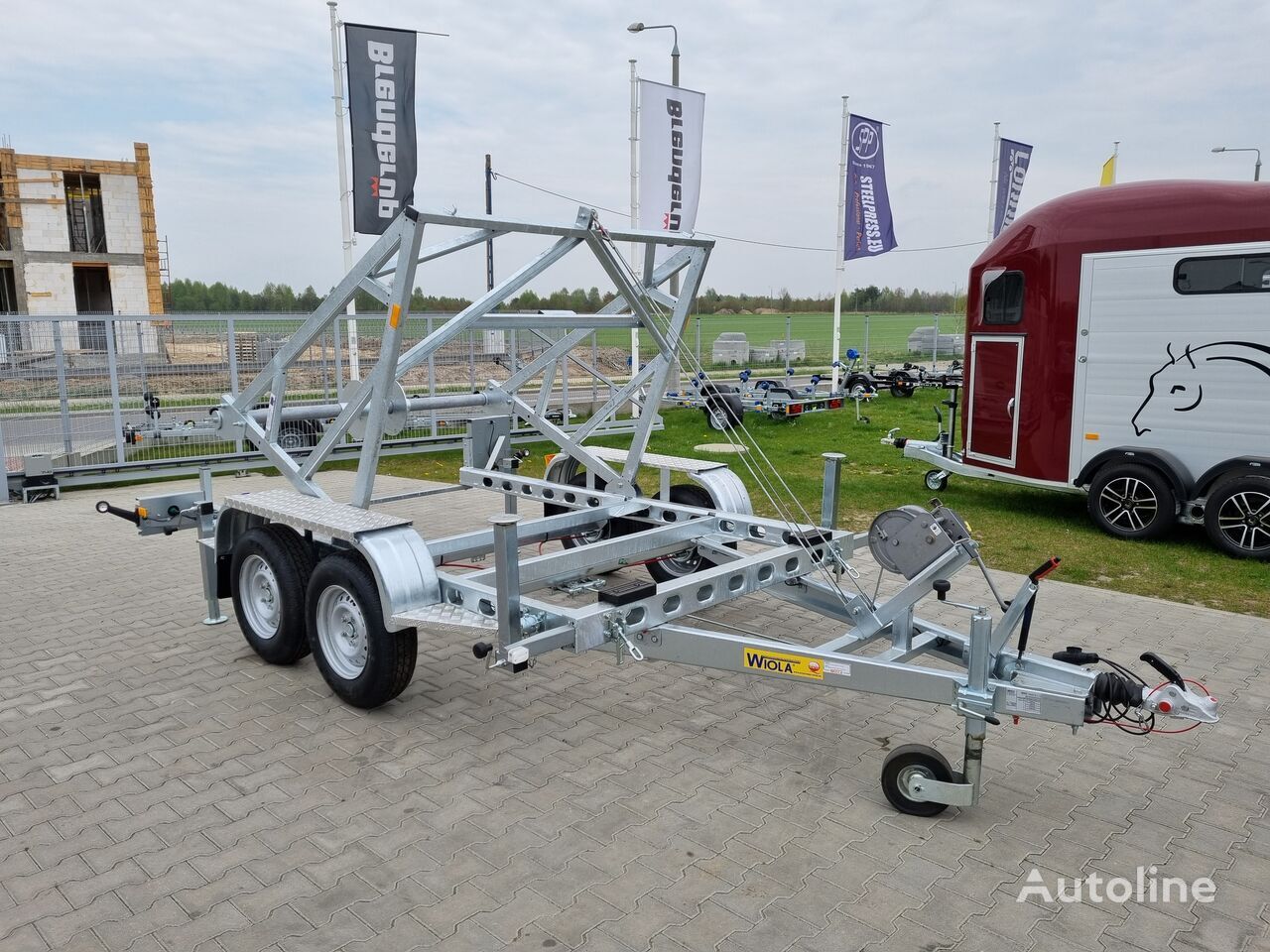 New Cable drum trailer Wiola 2T-H2 przyczepa kablowa / cable trailer 2.7T GVW: picture 21