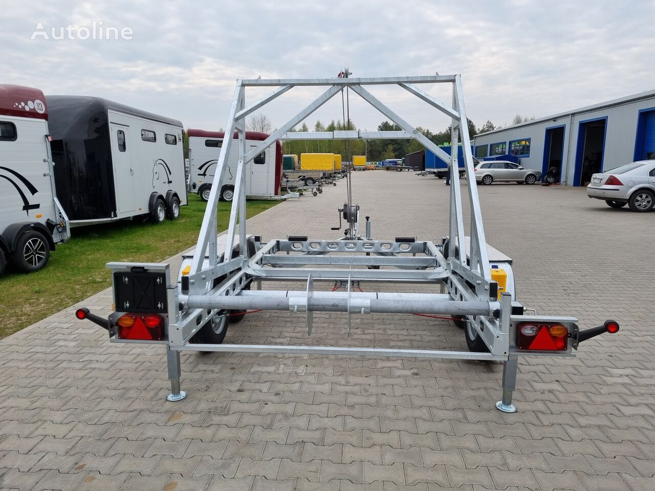 New Cable drum trailer Wiola 2T-H2 przyczepa kablowa / cable trailer 2.7T GVW: picture 27
