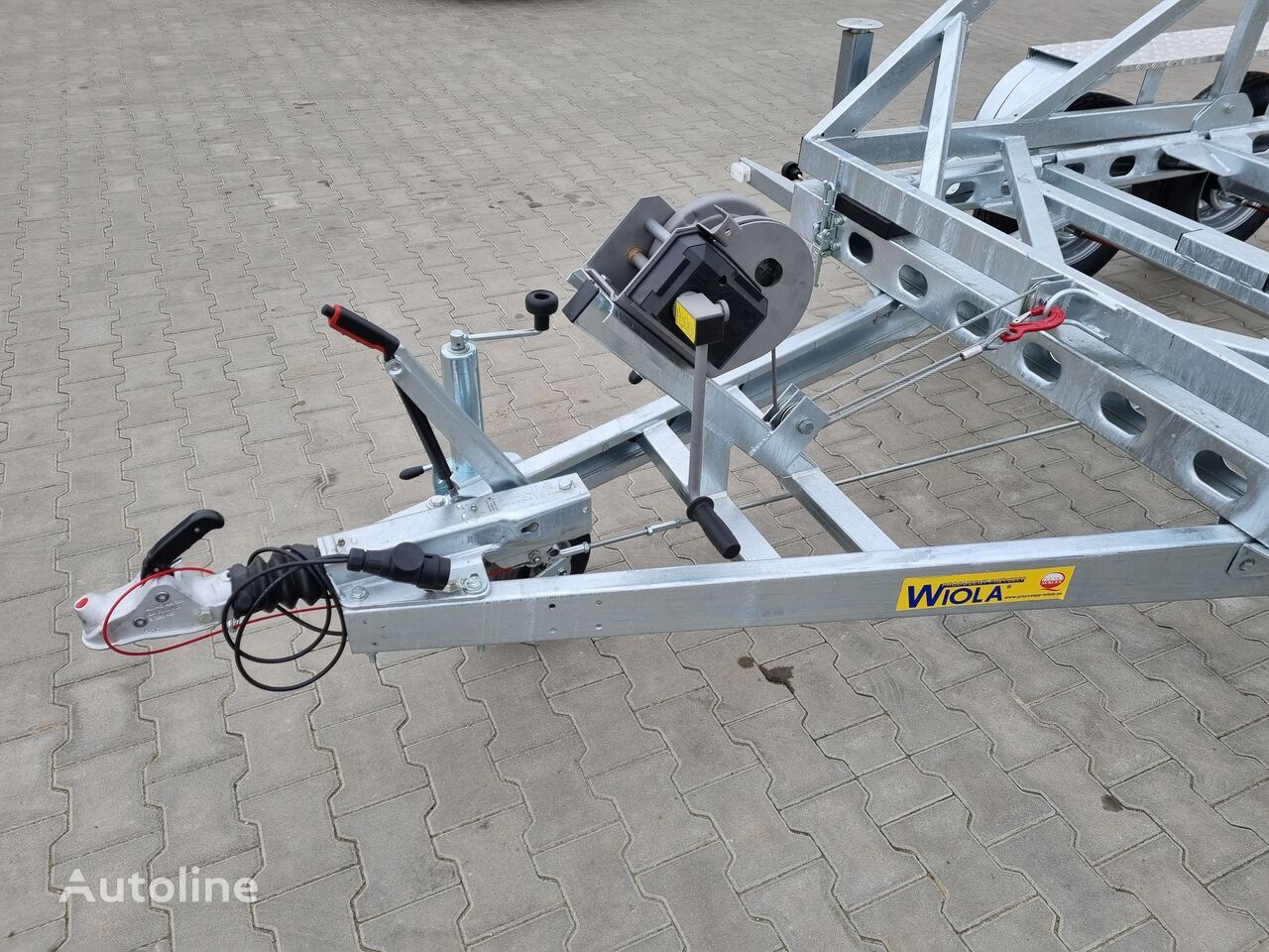 New Cable drum trailer Wiola 2T-H2 przyczepa kablowa / cable trailer 2.7T GVW: picture 11