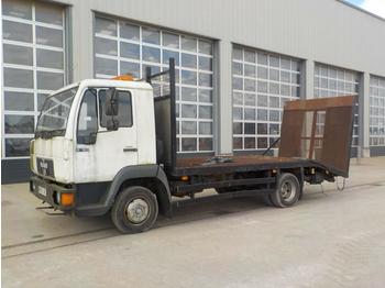 Dropside/ Flatbed truck for transportation of heavy machinery 2000 MAN 8.163: picture 1