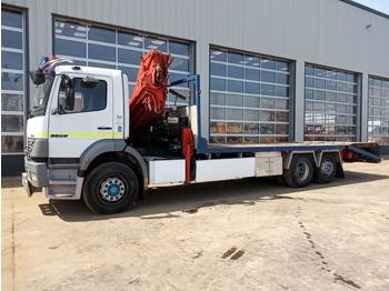 Dropside/ Flatbed truck for transportation of heavy machinery 2002 Mercedes Atego 2528: picture 1