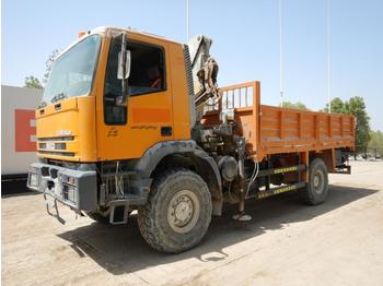 Dropside/ Flatbed truck 2003 Iveco 4x4 Drop Side Lorry c/w 7 Ton Knuckle Boom Crane: picture 1