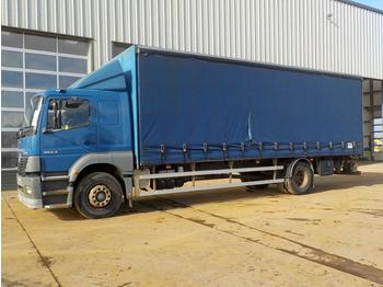 Curtainsider truck 2003 Mercedes Atego 1823: picture 1