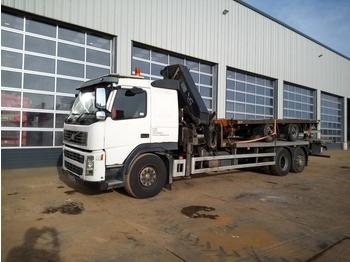 Dropside/ Flatbed truck for transportation of heavy machinery 2004 Volvo FM400: picture 1