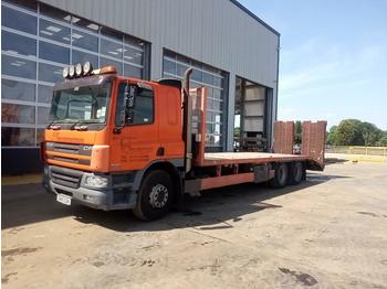 Dropside/ Flatbed truck for transportation of heavy machinery 2005 DAF CF75.310: picture 1