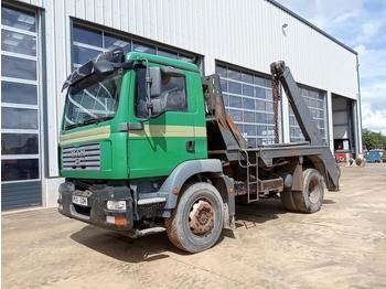 Skip loader truck 2008 MAN 4x2 Skip Loader Lorry, Manual Gear Box, Extendable Arms: picture 1