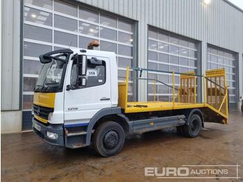 Dropside/ Flatbed truck for transportation of heavy machinery 2008 Mercedes Atego 1218: picture 1