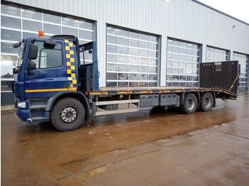 Dropside/ Flatbed truck for transportation of heavy machinery 2011 DAF CF75-310: picture 1