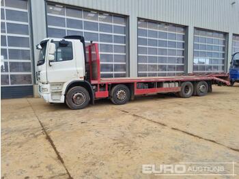 Dropside/ Flatbed truck for transportation of heavy machinery 2011 DAF CF85: picture 1