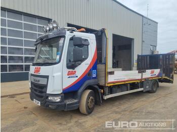Dropside/ Flatbed truck for transportation of heavy machinery 2014 DAF 210: picture 1