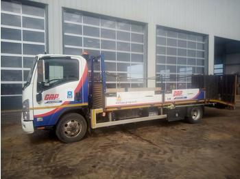 Dropside/ Flatbed truck for transportation of heavy machinery 2014 Isuzu N75.190: picture 1