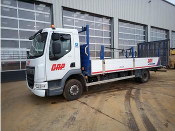 Dropside/ Flatbed truck for transportation of heavy machinery 2016 DAF LF210: picture 1