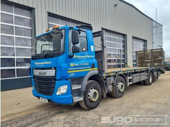 Dropside/ Flatbed truck for transportation of heavy machinery 2017 DAF CF400: picture 1