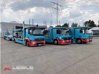 Autotransporter truck Mercedes-Benz 1844L Kässbohrer Supertrans / Alter Tachograph