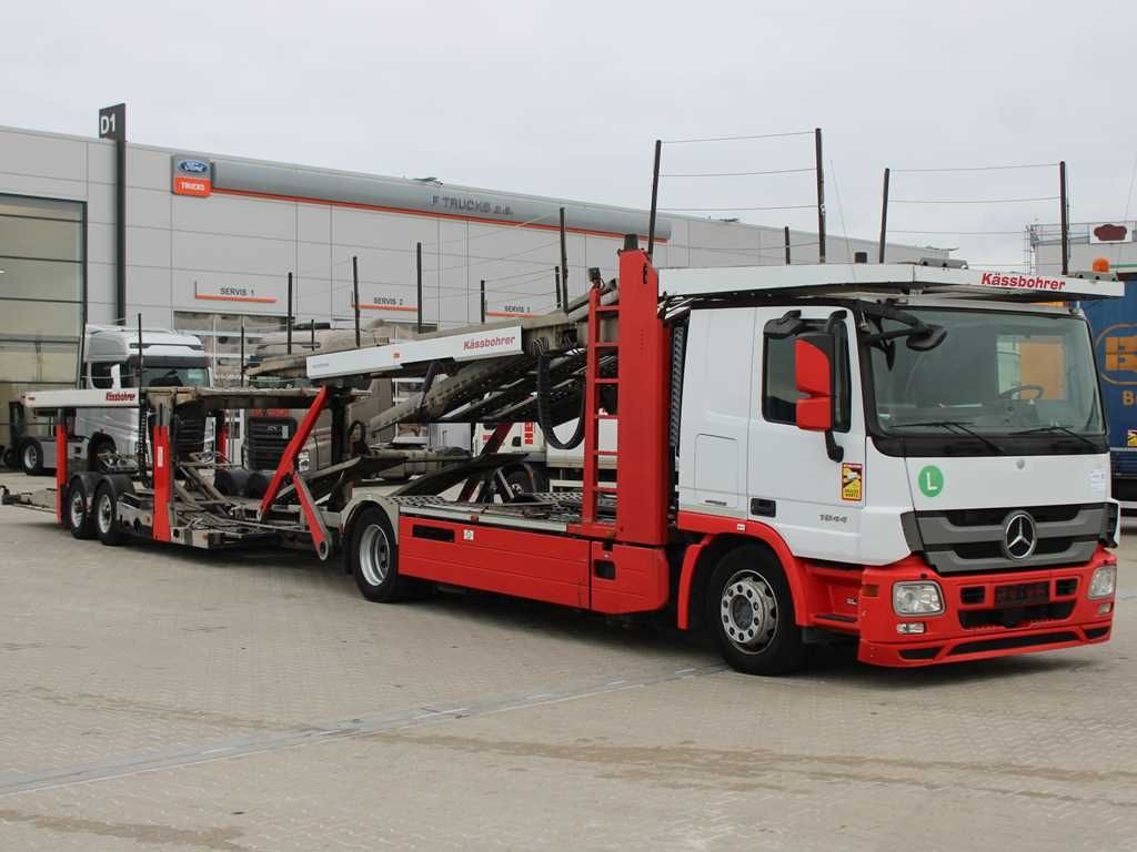 Autotransporter truck Mercedes-Benz Actros 1844, EURO 5EEV + KÄSSBOHRER METAGO (2006