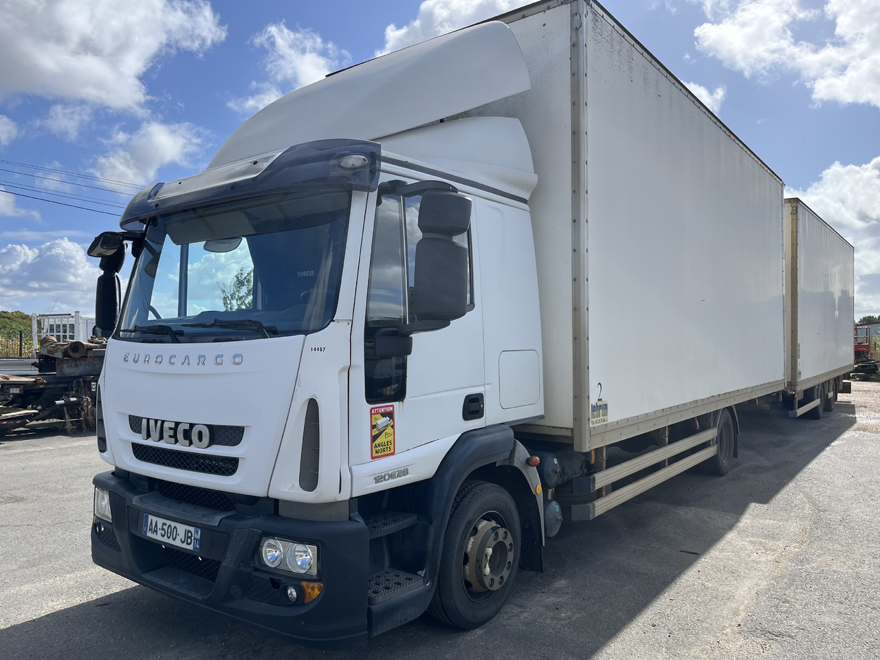 Box truck IVECO Eurocargo 120e28