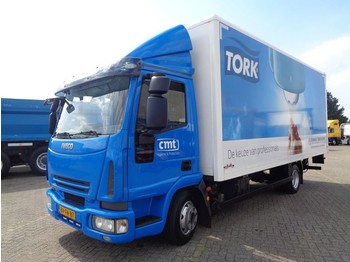 Box truck Iveco EUROCARGO 80 E 180 + EURO 5 + MANUAL + NL TRUCK + LIFT